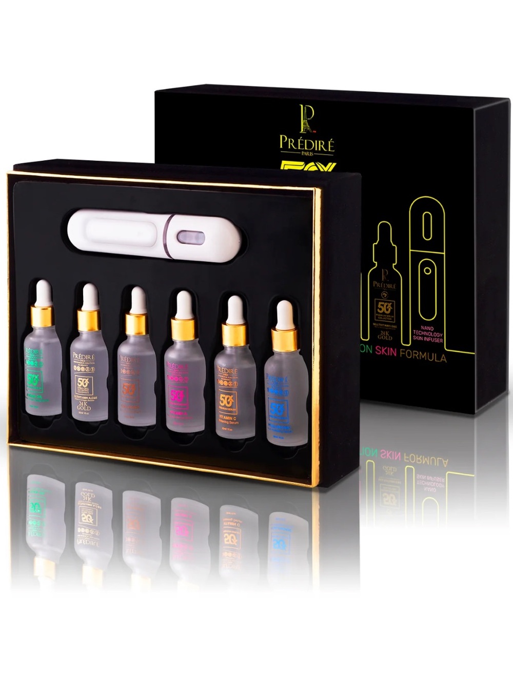 50X Intensive Multi-Purpose 6 Serums Rejuvenation Skin Diffusion Collection NIB